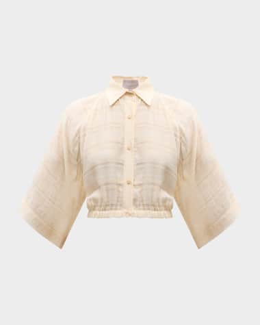 pinkfilosofy Stiniva Cropped Shirt
