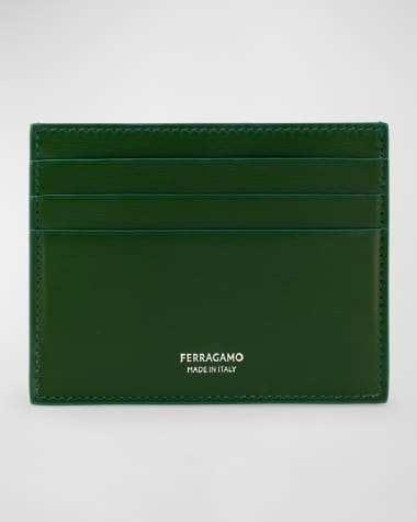Ferragamo Men's Florence Leather Card Case