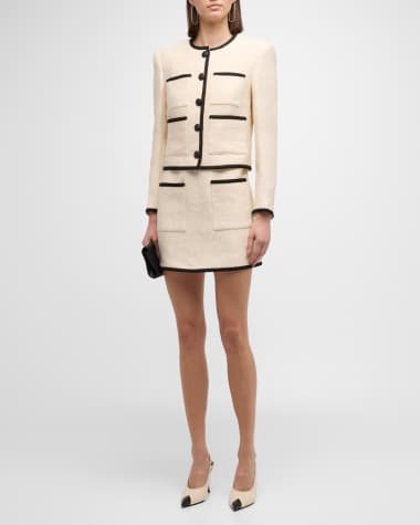 Veronica Beard Ravena Sleeveless Mini Shift Dress