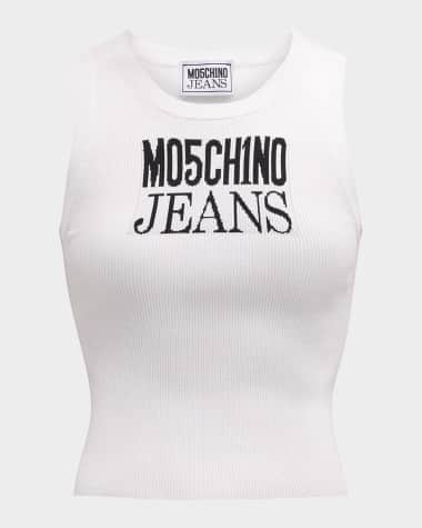 Moschino Jeans Logo Tank Top