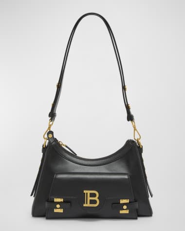 Balmain BBuzz Hobo Bag in Smooth Leather