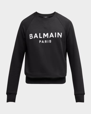 Balmain Men's Raglan Logo Sweatshirt