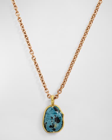 Jorge Adeler Men's 18K Yellow Gold Scarab Pendant
