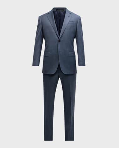 Emporio Armani Men's Solid Wool-Blend Suit