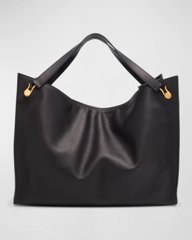 THE ROW Alexia Tote in Saddle Leather