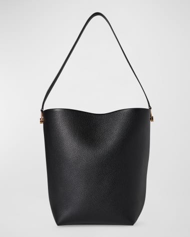 THE ROW Hook Large N/S Tote Gold in Lux Grained Calfskin