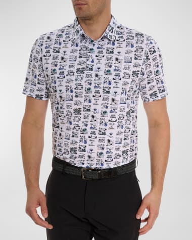 Robert Graham Men's License to Chill Knit Polo Shirt
