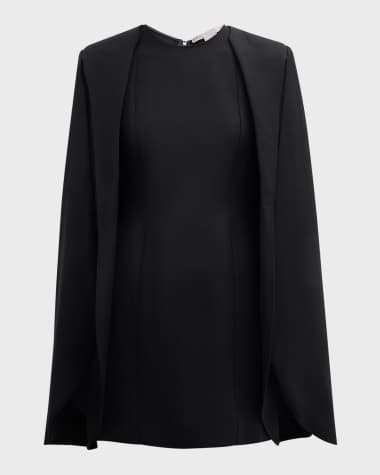Stella McCartney Structured Cape Mini Dress