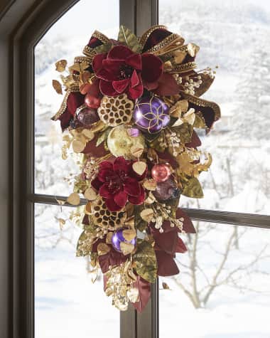Neiman Marcus 30" Spiritual Christmas Door Spray
