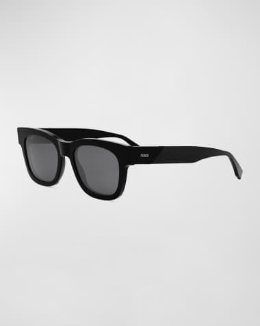 Fendi Men's Square Acetate Sunglasses