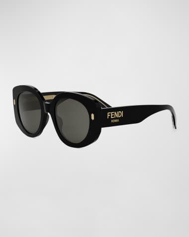 Fendi Fendi Roma Acetate Round Sunglasses