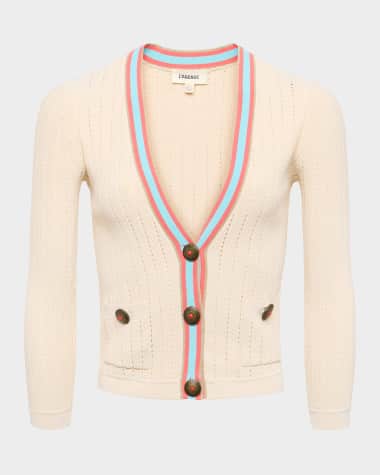 L'Agence Irvin Pointelle Cardigan