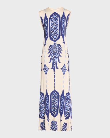 Johanna Ortiz Cardinal Direction Printed Jersey Dress