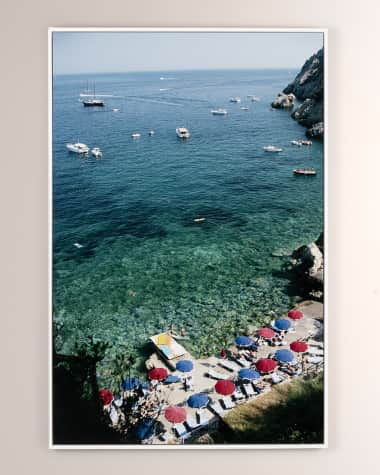 Four Hands "Porto Ercole Beach" Chromaluxe by Slim Aarons