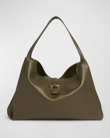 Ferragamo Large Leather Tote Bag