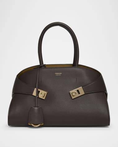 Ferragamo Small Hug Leather Top-Handle Bag