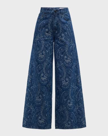 Rag & Bone Sofie Printed Crop Jeans