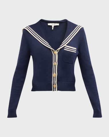 FRAME Knit Sailor Cardigan