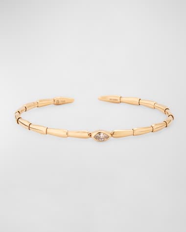 Etho Maria Noble 18K Rose Gold Marquis Diamond Bracelet
