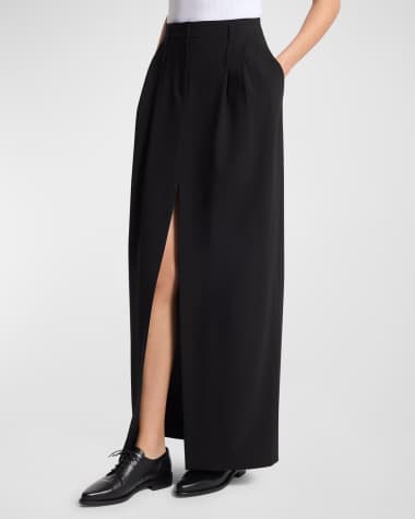 Michael Kors Collection Double Belted Maxi Skirt