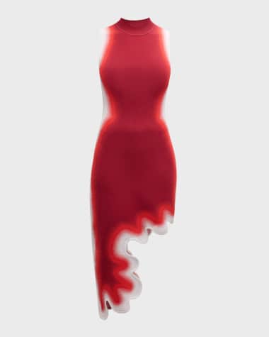 PH5 Brooklyn Wavy Sleeveless Bodycon Midi Dress