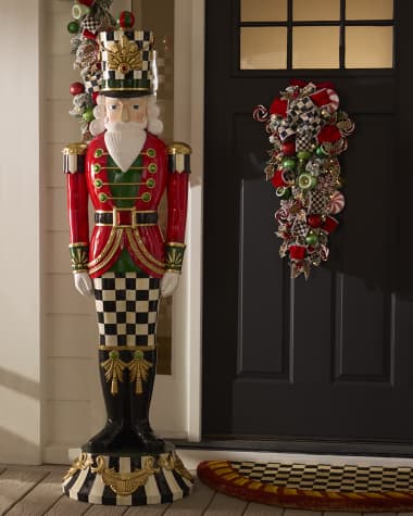 MacKenzie-Childs Classic Courtly Trophy Nutcracker
