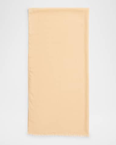 Brunello Cucinelli Frayed Cashmere Scarf