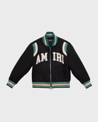 Amiri Boy's Logo-Print Collegiate Inspired Bomber Jacket, Size 4-12