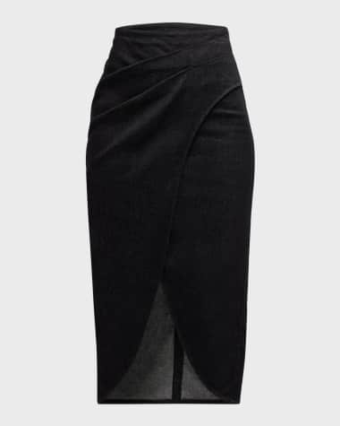 Iro Yaiko Denim Midi Skirt