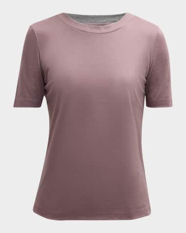 Eleventy Crewneck Knit T-Shirt