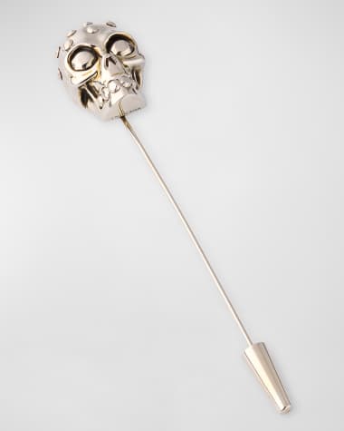 McQueen Men's Skull Knuckle Pin Brooch