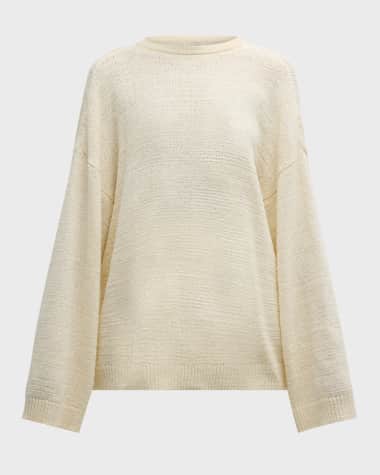 Toteme Chenille Knit Crewneck Sweater
