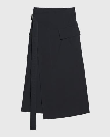 Helmut Lang Crossover Trench Skirt