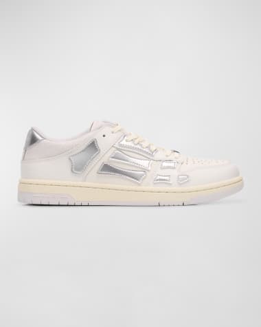 Amiri Skel Metallic Bicolor Low-Top Sneakers