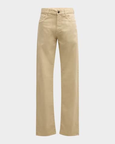Canali Men's Slim Twill 5-Pocket Pants