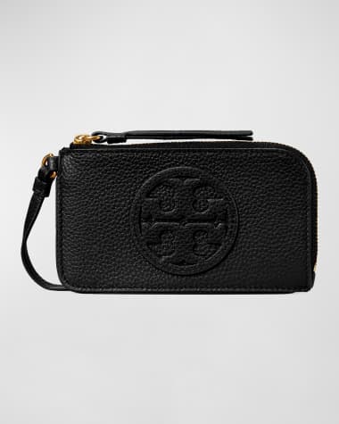 Tory Burch Miller Zip Leather Card Case