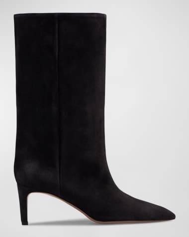 Paris Texas Suede Stiletto Mid Boots