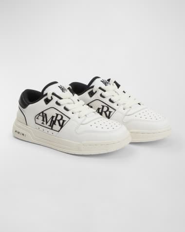 Amiri Kid's Bicolor Leather Low-Top Sneakers, Toddlers/Kids