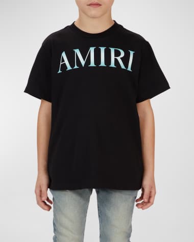 Amiri Kid's Gradient Logo-Print T-Shirt, Size 4-12