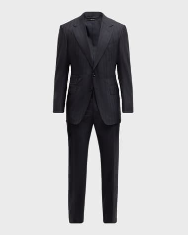 TOM FORD Men's Shelton Herringbone Stripe Suit