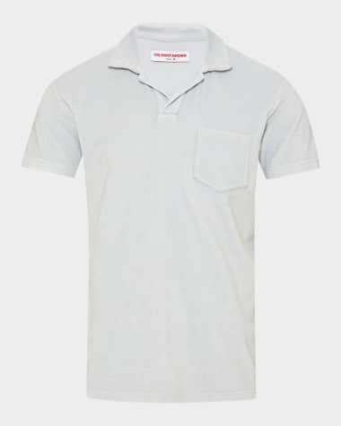 Orlebar Brown Men's Terry Toweling Polo Shirt