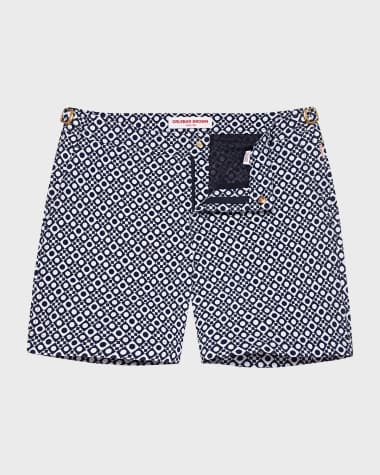 Orlebar Brown Men's Bulldog Domi Jacquard Swim Shorts