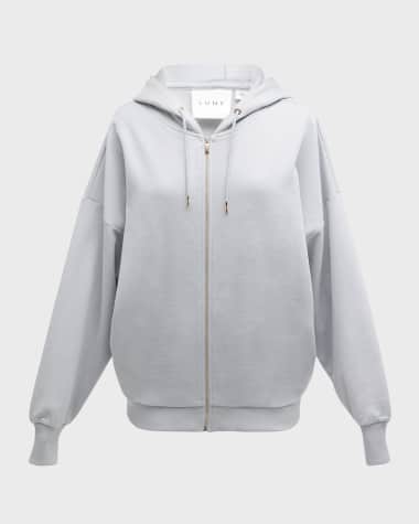Lune Active Zoya Organic Cotton Zip-Front Hoodie