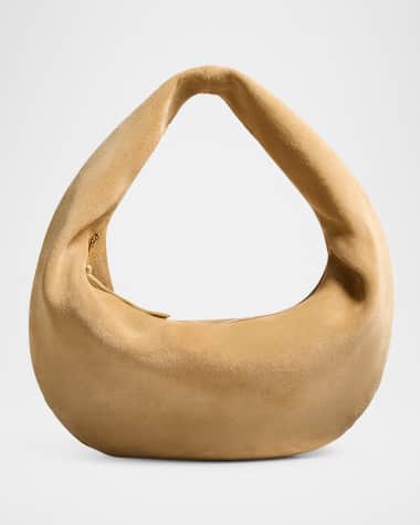 Khaite Olivia Medium Suede Hobo Bag