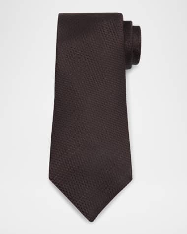 TOM FORD Mens' Silk Basketweave Tie