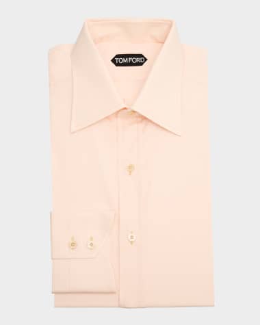 TOM FORD Men's Slim-Fit Poplin Dress Shirt