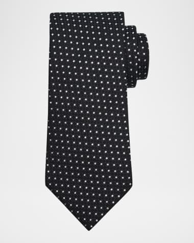 TOM FORD Men's Polka Dot Silk Tie