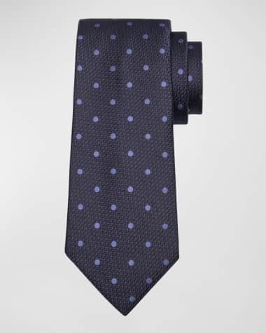 TOM FORD Men's Polka Dot Silk Tie
