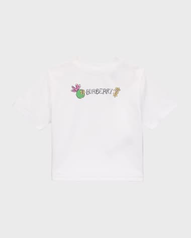 Burberry Girl's Cedar Animated Logo-Print T-Shirt, Size 6M-2