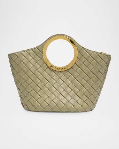 Bottega Veneta Picnic Small Leather Top-Handle Bag